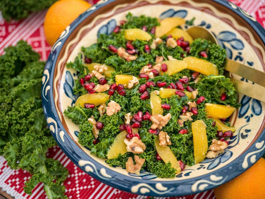 Przepis na sałatkę z jarmużu